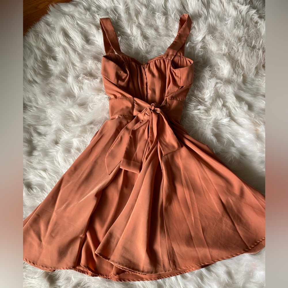 Satin Mini Dress